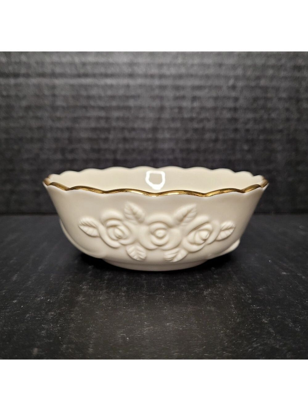Lenox Rose Blossom Trinket Bowl